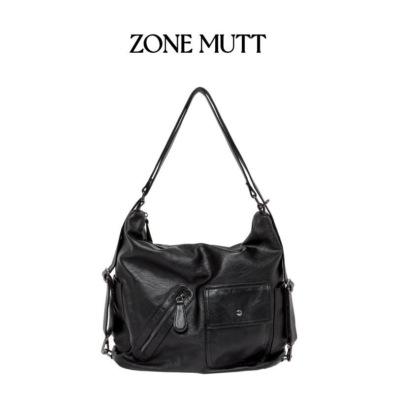 Free shipping retro motorcycle hottie backpack soft leather large capacity utilization adjustable shoulder messenger bag for women