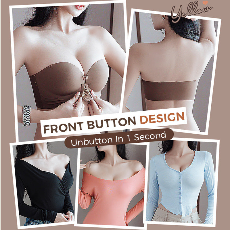 🔥 Buy One Get One Free！🔥2025 Hot Sale Style Invisible seamless back bra for women