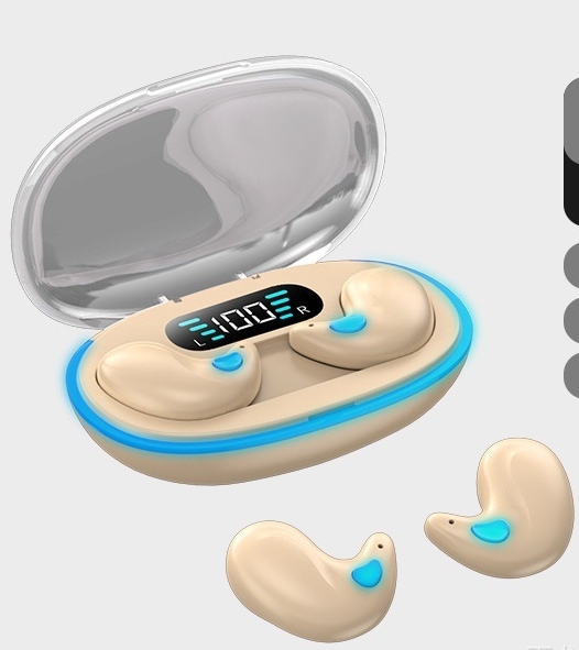 Thin Waterproof Earbuds for Small Ears: Comfortable for Sleep, Exercise - No Pressure, Low Delay, Long Life