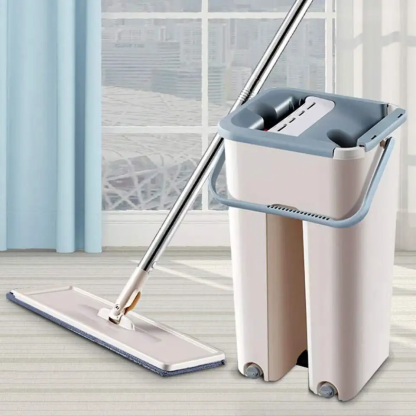 Mop with bucket and 2 refills included