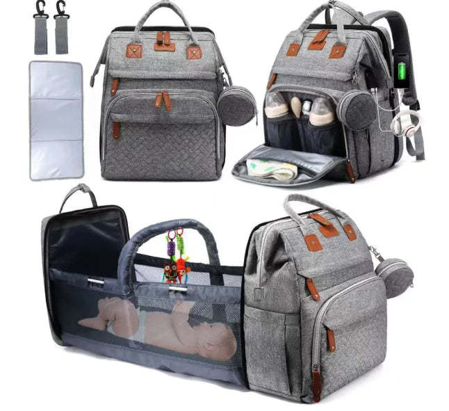 Large Capacity Mother and Baby Backpack (One Piece)
