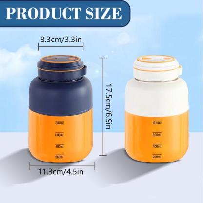 Protable Juicer 40.5oz,USB Rechargeable Juice Blender Cup,Multifunctional juicer machines with 34 Blades for Smoothies Liquid Diet,Summer Essentials