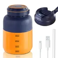 Protable Juicer 40.5oz,USB Rechargeable Juice Blender Cup,Multifunctio