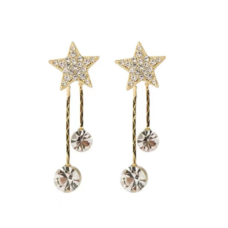 Tassel Pentagram Earrings
