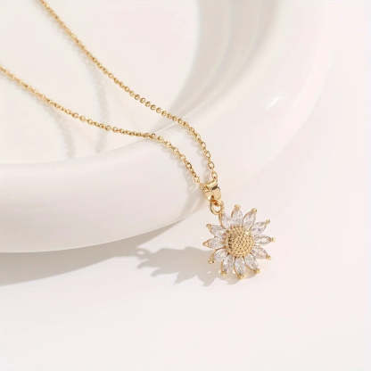 Premium Sunflower Necklace - Complete Gift Set