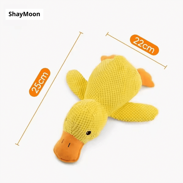Dog Toy Sounding Little Yellow Duck Puppy Plush Doll Companion Duck Big Dog Self-Entertainment Grinding Teeth Chewing Pet Toy
