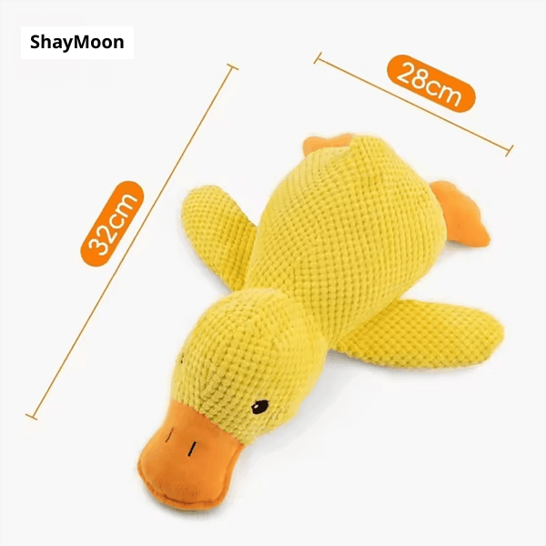 Dog Toy Sounding Little Yellow Duck Puppy Plush Doll Companion Duck Big Dog Self-Entertainment Grinding Teeth Chewing Pet Toy