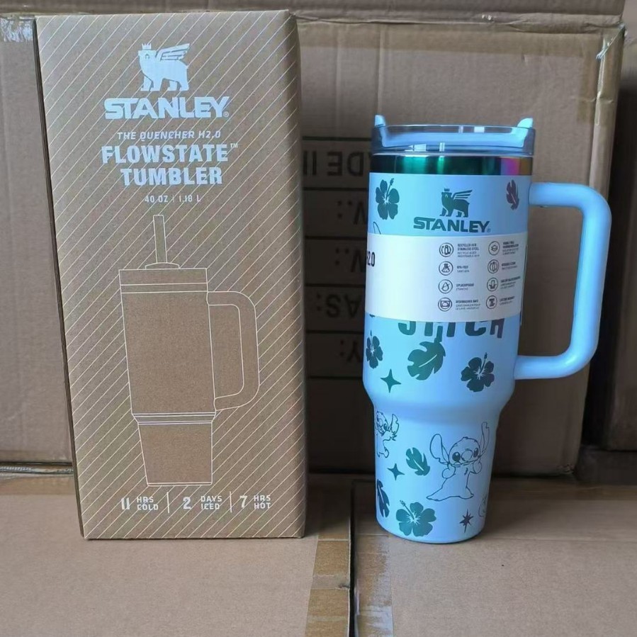 40oz Stitch Stainless Steel Vacuum Insulated Tumbler Free Shipping