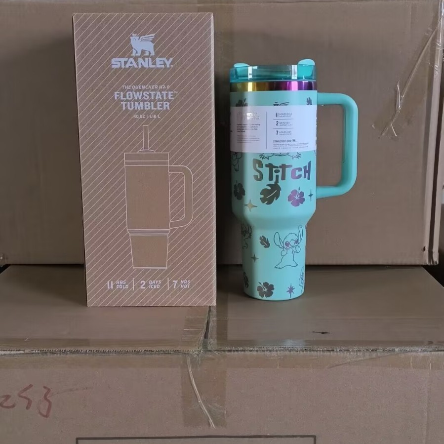 40oz Stitch Stainless Steel Vacuum Insulated Tumbler Free Shipping