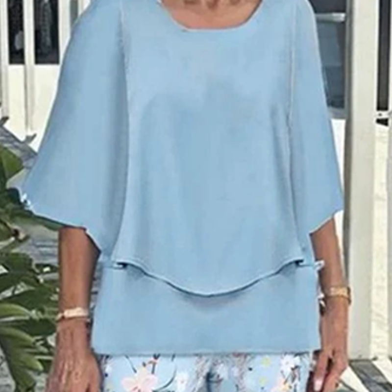 💝Damskie spodnie i top z nadrukiem pod szyją