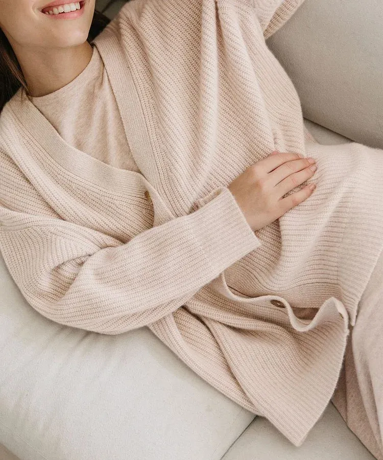 Кашмирена жилетка Cocoon
