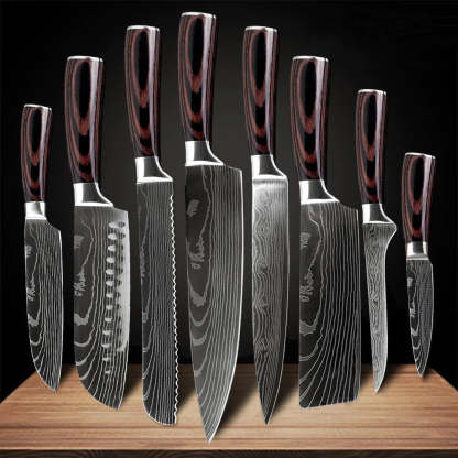 🔥🔪Ограничени до 9 комплекта, 50% отстъпка от 8 части комплект кухненски ножове от неръждаема стомана