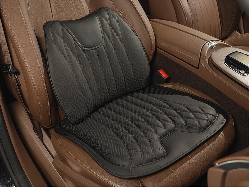 【53% off】 Възглавница за автомобилна седалка от естествена кожа и лумбална възглавница за седалка