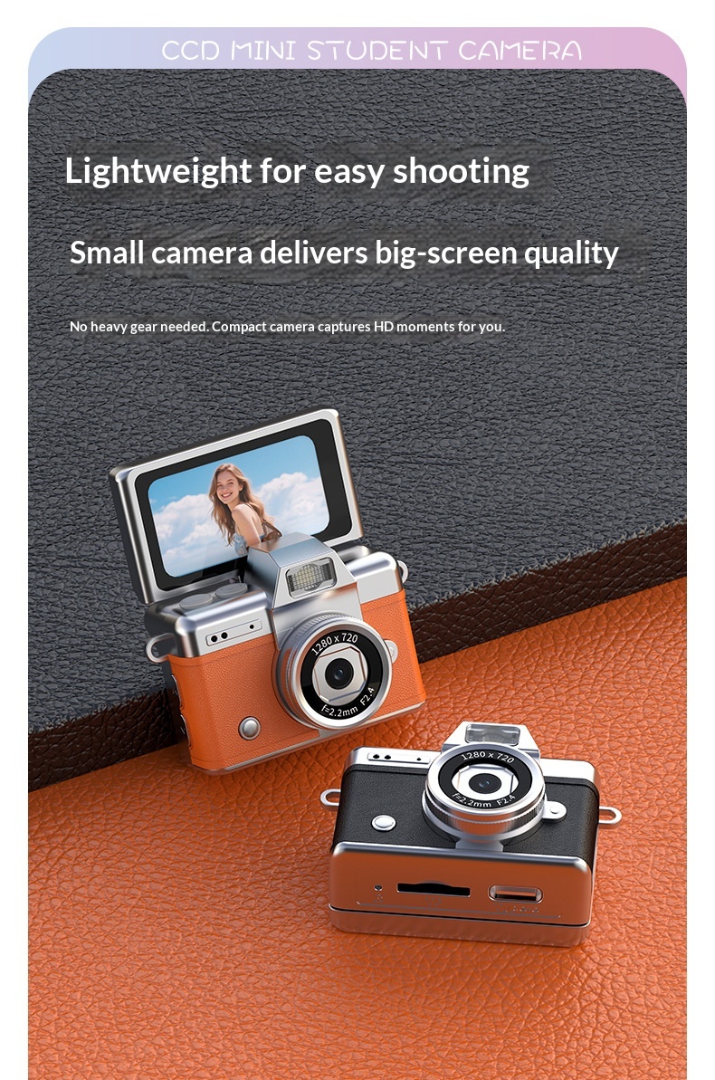 Vintage Thumb-Scroll Mini Camera