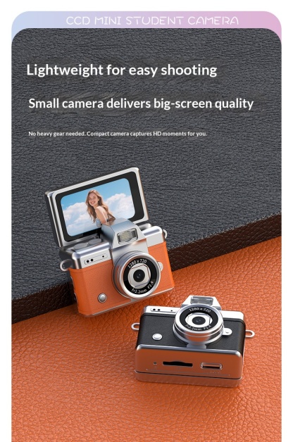 Vintage Thumb-Scroll Mini Camera