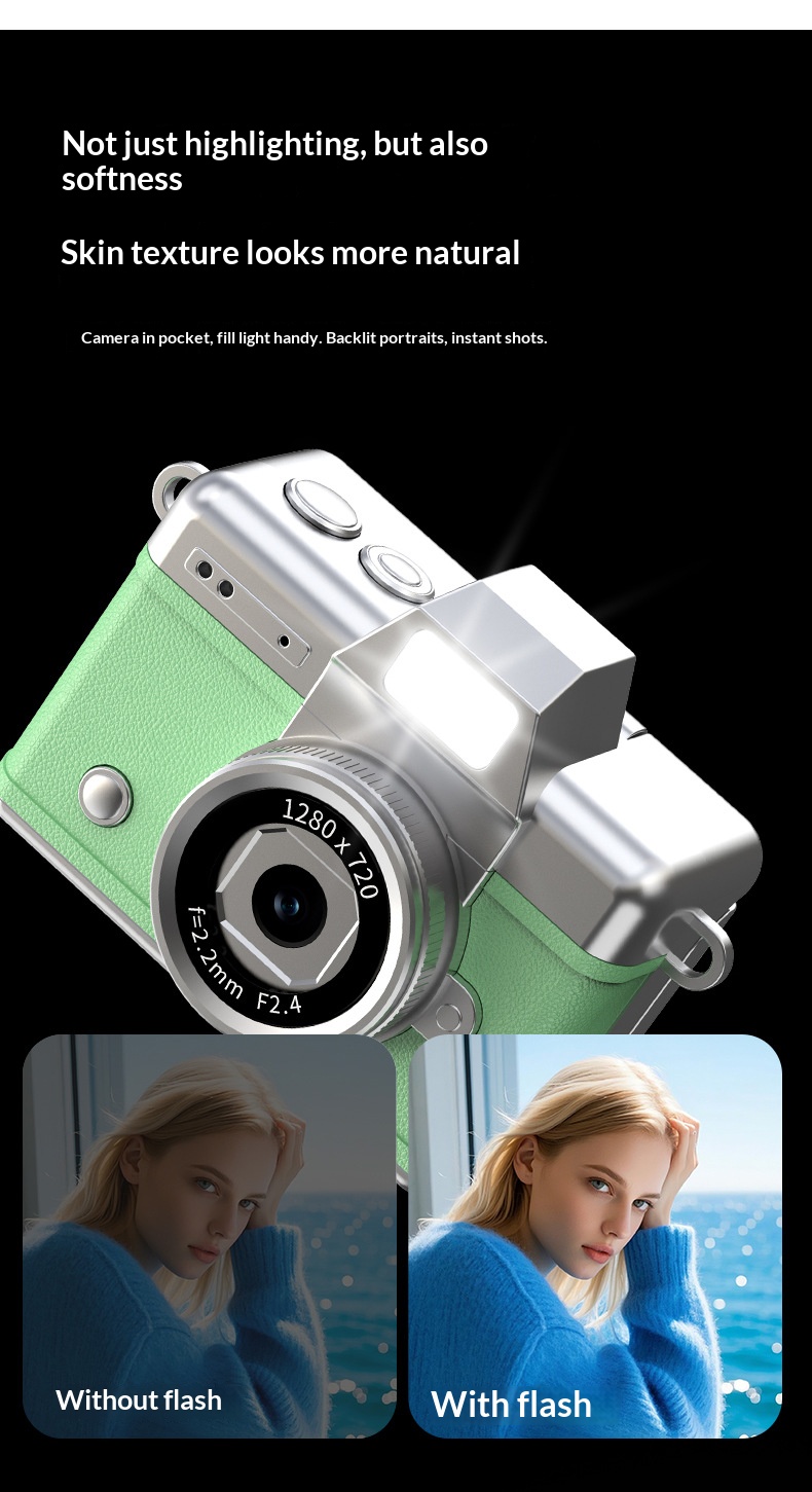 Vintage Thumb-Scroll Mini Camera