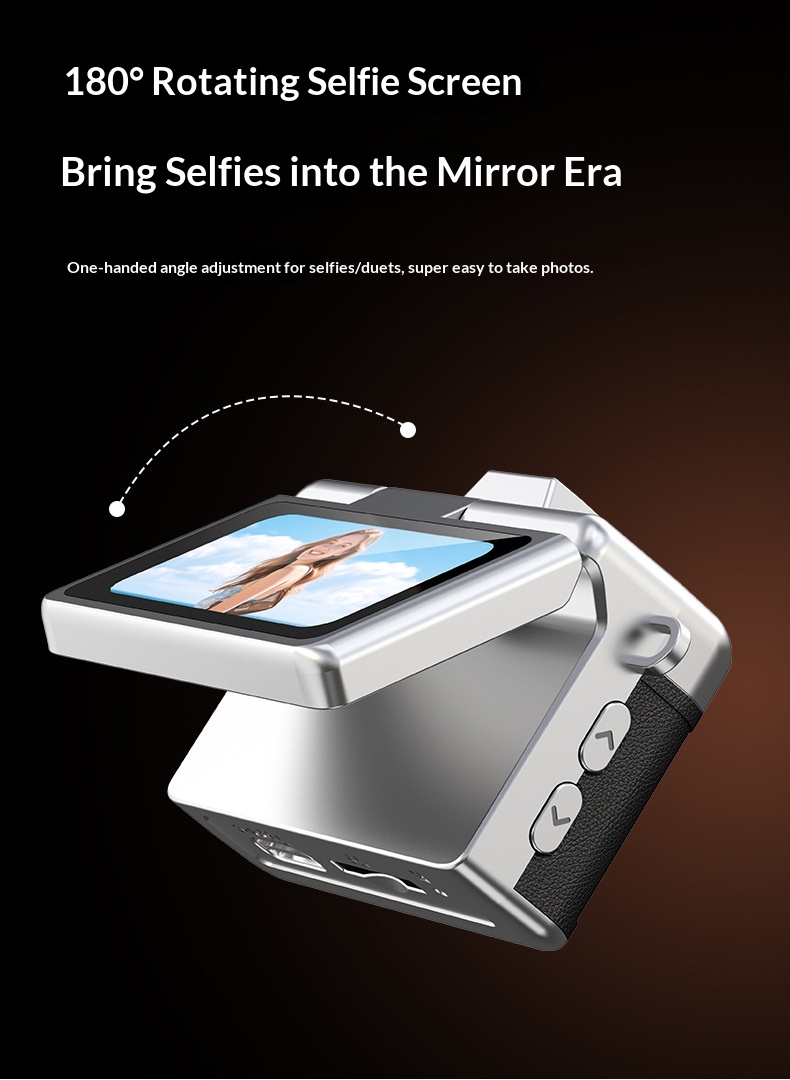 Vintage Thumb-Scroll Mini Camera