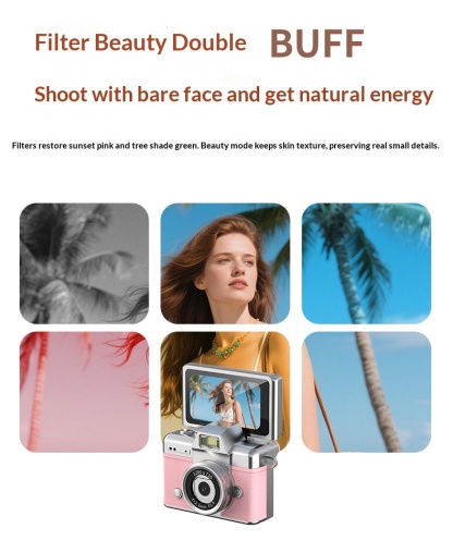 Vintage Thumb-Scroll Mini Camera