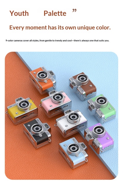 Vintage Thumb-Scroll Mini Camera