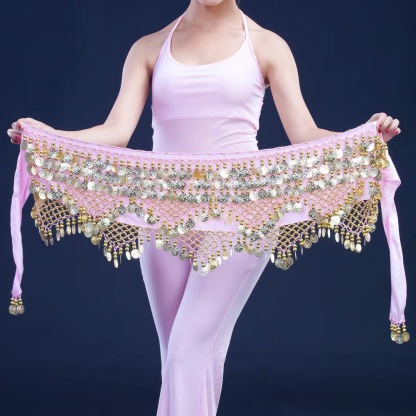 Belly Dance Waist Chain: Three Straight Two Angular Belt