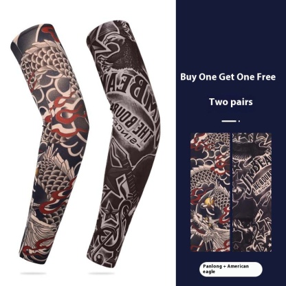 Summer Sunscreen Tattoo Sleeves, Floral Arm Sleeves