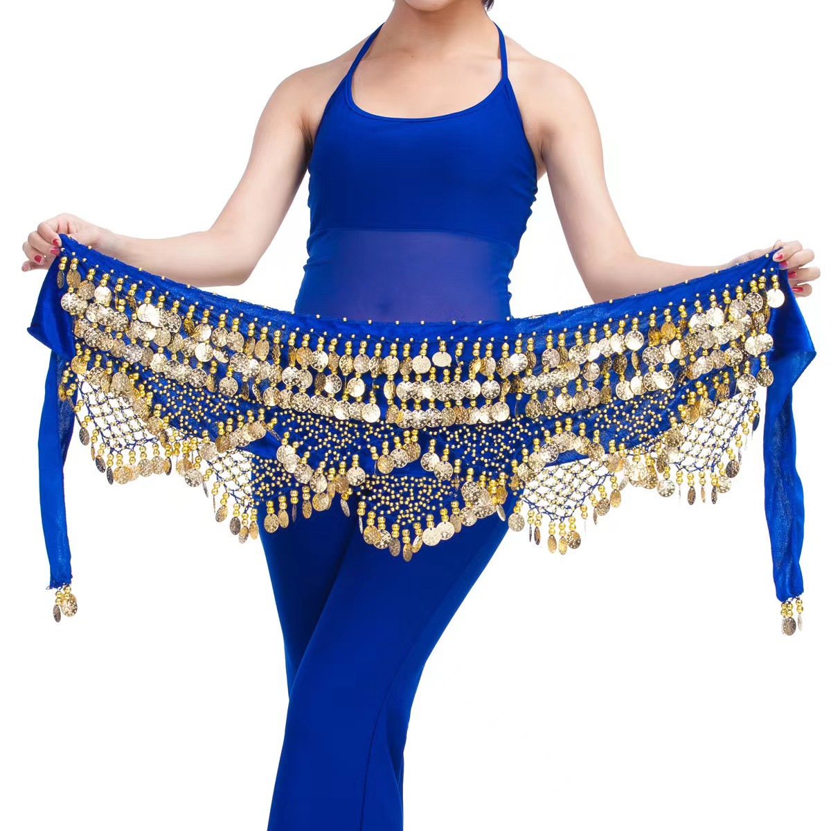 Belly Dance Waist Chain: Three Straight Two Angular Belt