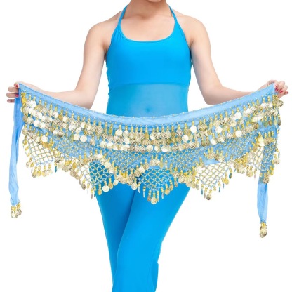 Belly Dance Waist Chain: Three Straight Two Angular Belt