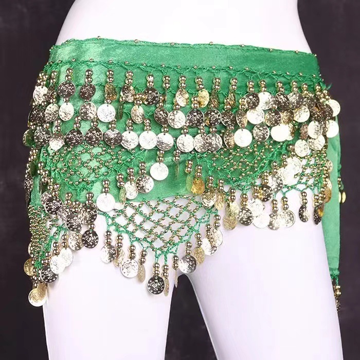Belly Dance Waist Chain: Three Straight Two Angular Belt