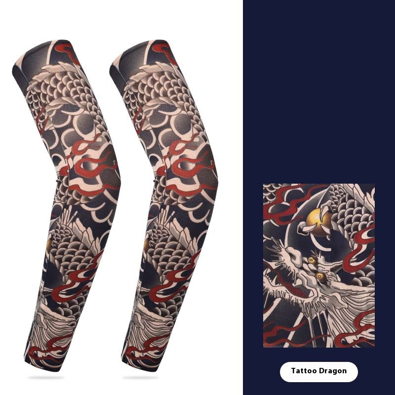 Summer Sunscreen Tattoo Sleeves, Floral Arm Sleeves