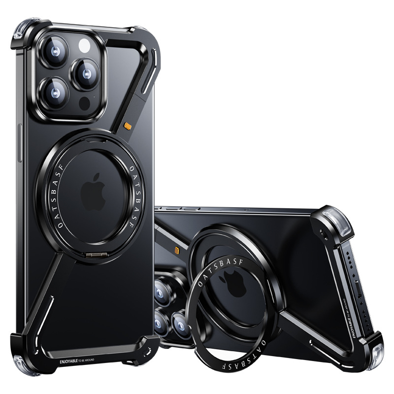 Edgeless Z-Fold Magnetic Rotating Stand Case