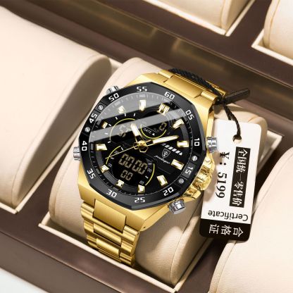 New Multifunctional Waterproof Electronic Watch for Men