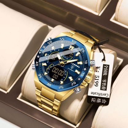 New Multifunctional Waterproof Electronic Watch for Men