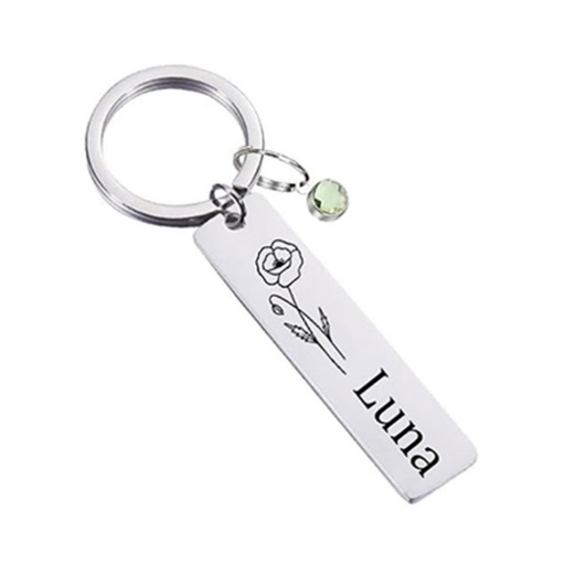 Stainless Steel Instagram-style Keychain