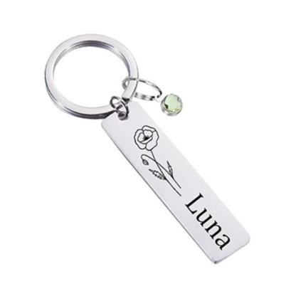 Stainless Steel Instagram-style Keychain