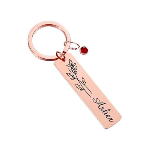 Stainless Steel Instagram-style Keychain