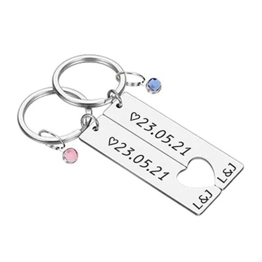 Stainless Steel Instagram-style Keychain