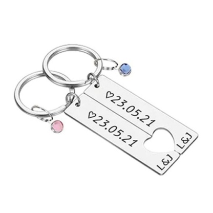 Stainless Steel Instagram-style Keychain