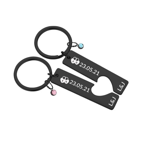 Stainless Steel Instagram-style Keychain