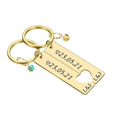 Stainless Steel Instagram-style Keychain