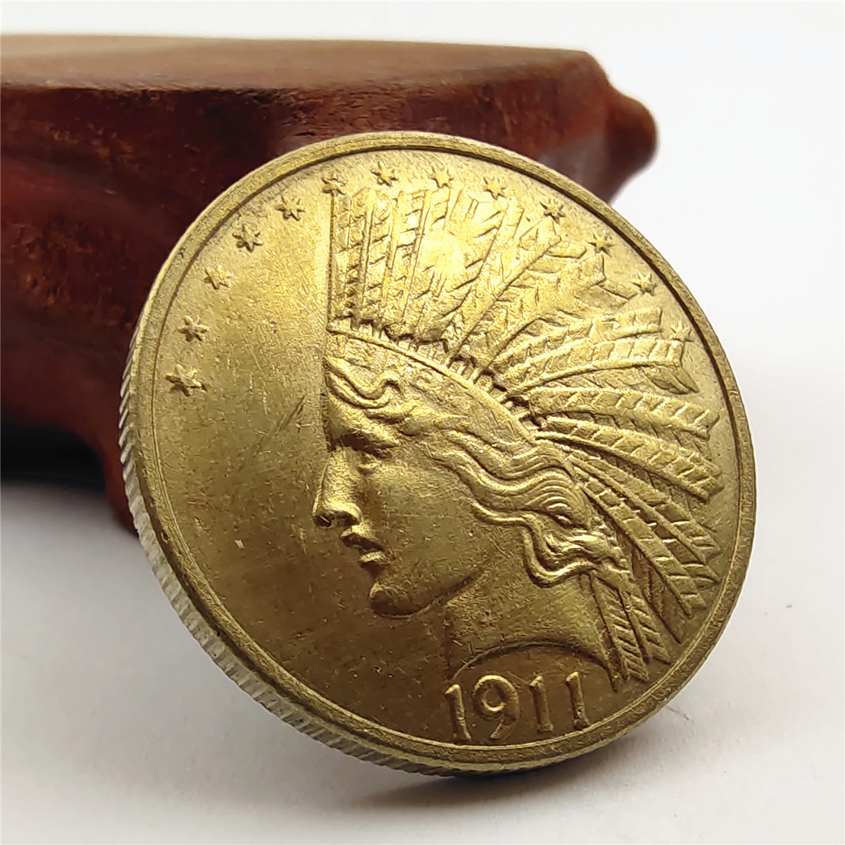 1908-1916 D $10 Indian Head Gold Eagle Coin