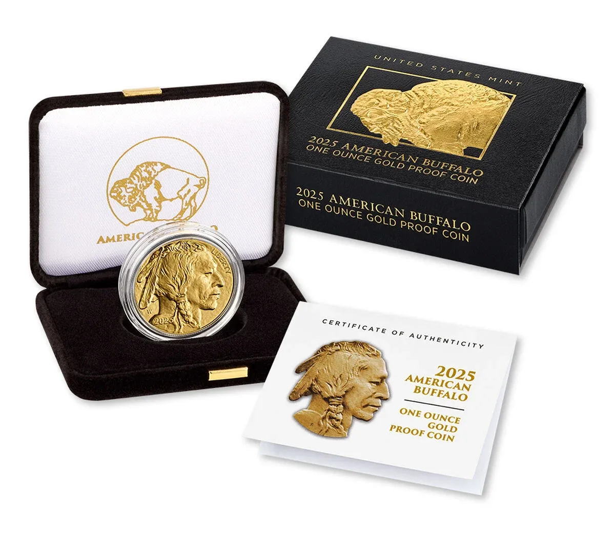 🔥HOT SELLER🔥2022-2025 American Gold Buffalo - BU Coin