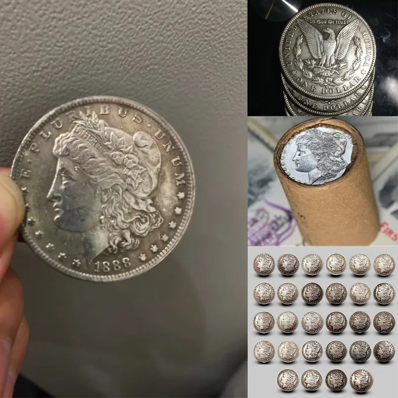🔥HOT SELLER🔥 [Complete Set]1878-1921 Morgan Silver Dollar 28PC