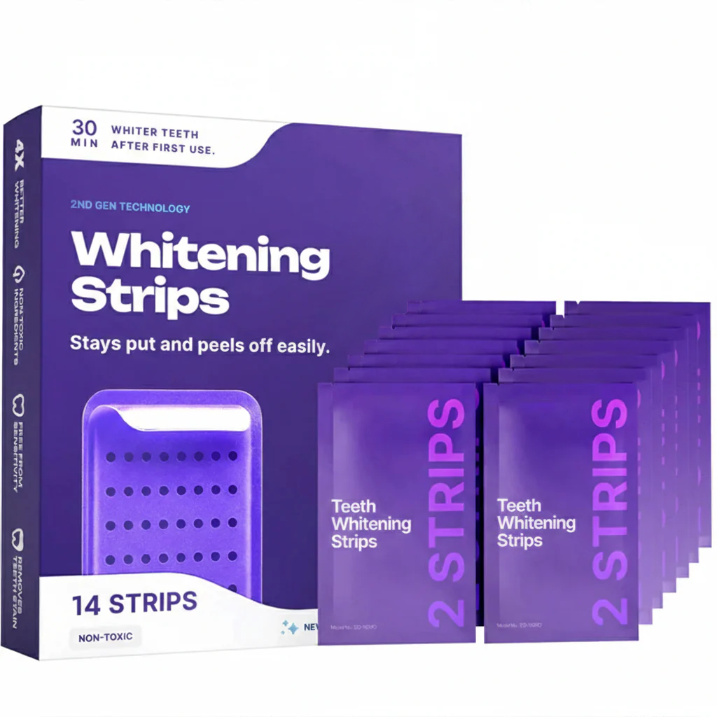 ✨ Nexisify Purple Teeth Whitening Strips (Gen 2)