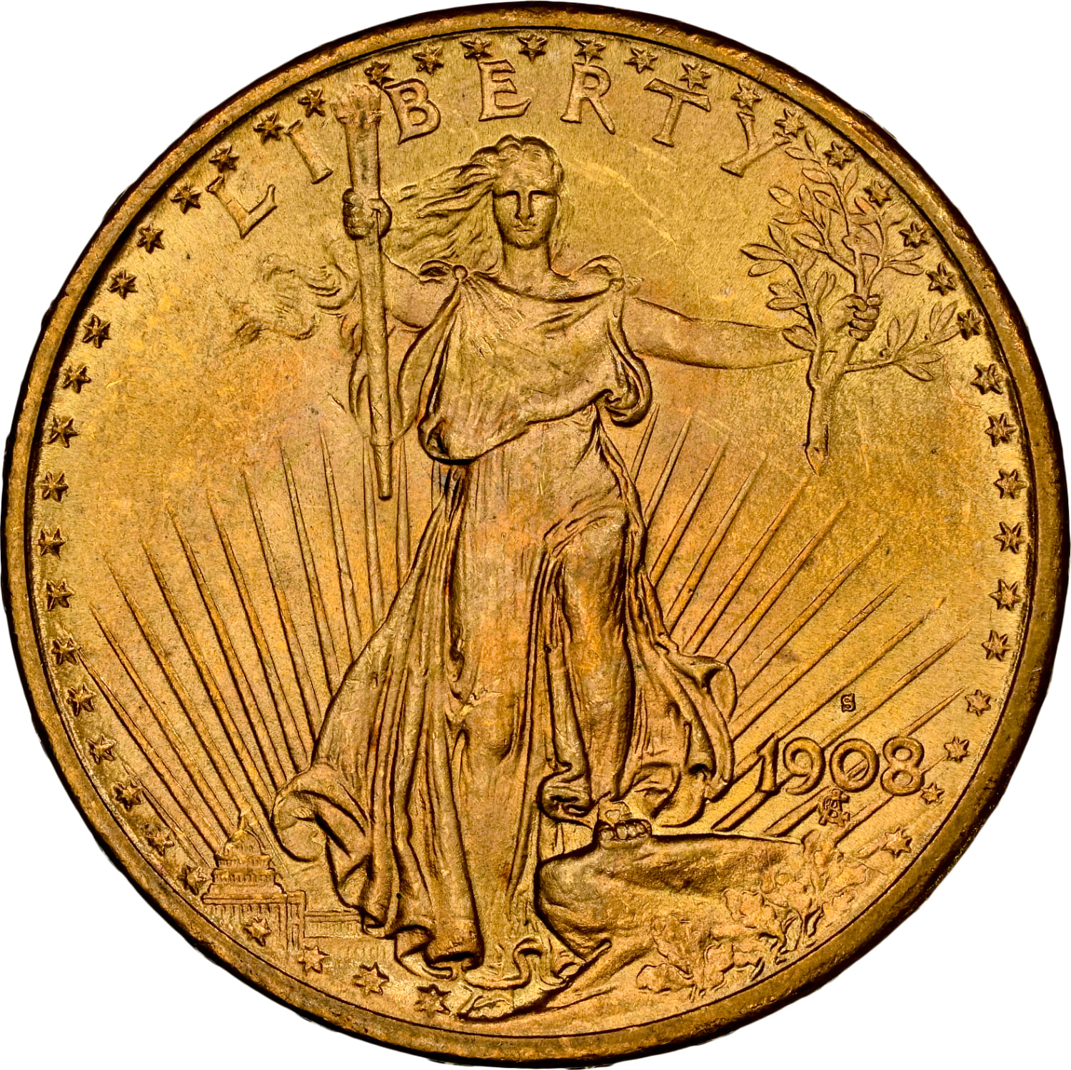【Collector’s Set】1908-1933 Saint-Gaudens $20 Gold Double Eagle