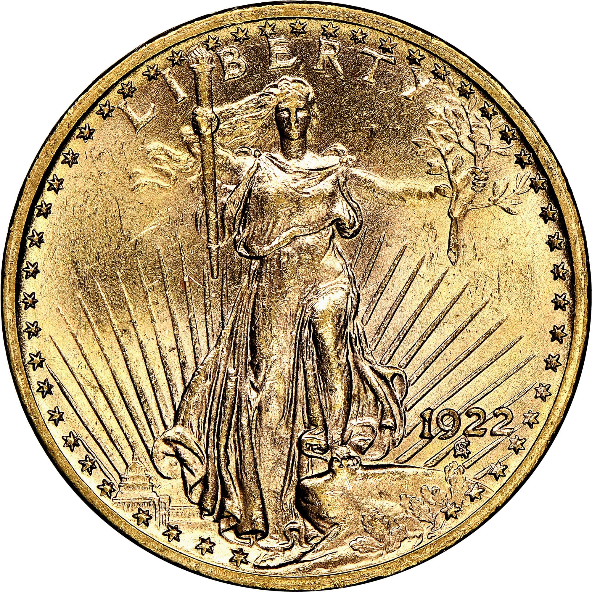 【Collector’s Set】1908-1933 Saint-Gaudens $20 Gold Double Eagle