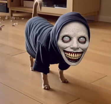 Scary Zombie Mask Set 🎭 Halloween Costume Accessory | Creepy Clown & Demon Design 👹 Lightweight & Breathable Plastic | Haunted House Party Essential 🎃