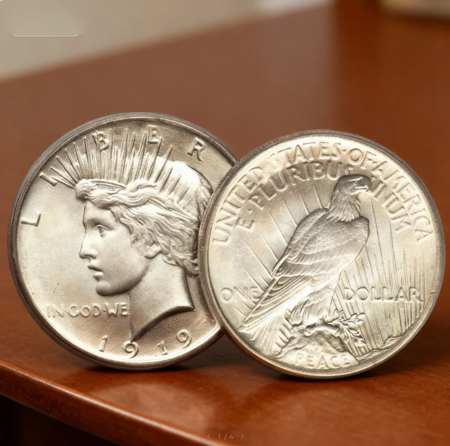 Limited Sale 🔥[Complete Set] 1769~1969 Peace Silver Dollar