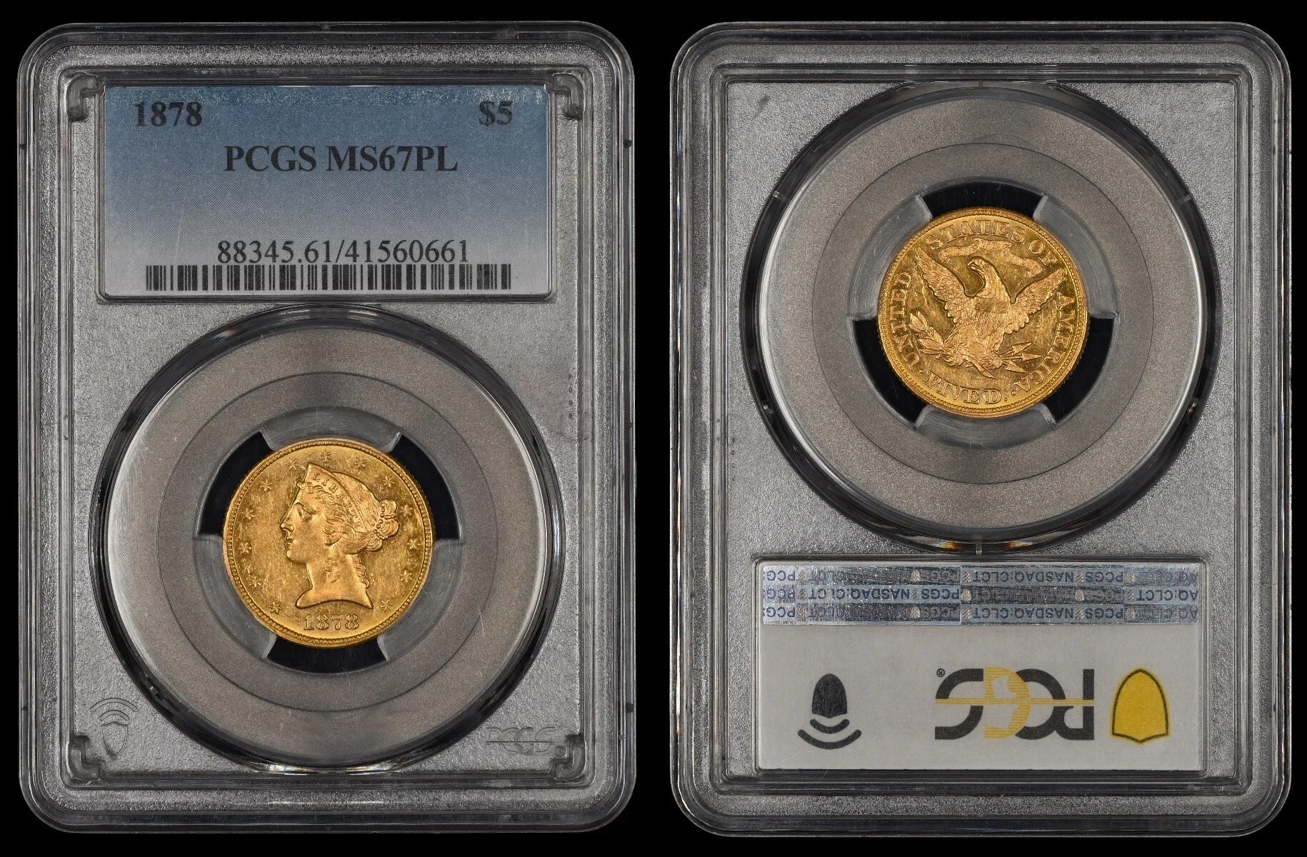 Limited Edition: 1878 $5 Gold Liberty Half Eagle