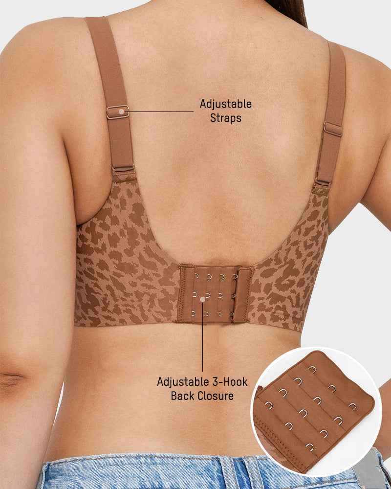 Wireless Leopard V-Neck Contour Bra（副本）