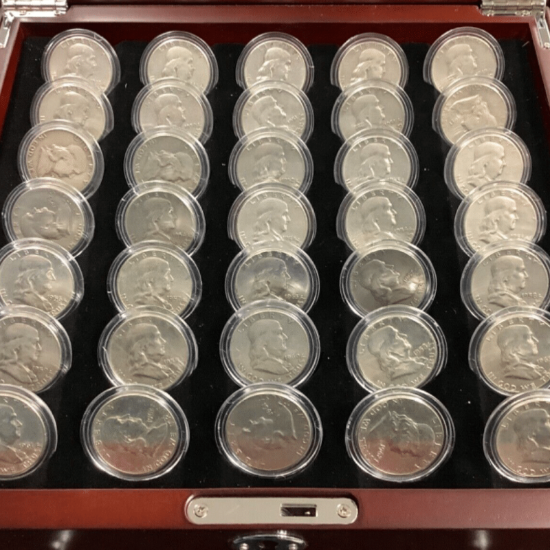 [Complete Set] 1948-1963 Franklin Half Dollars
